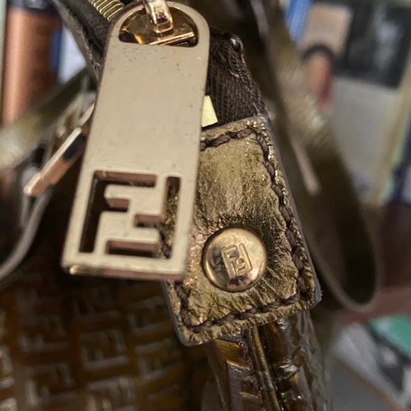 FENDI Vintage Zucchino FF Top Handle Tote Bag - Picture 3 of 15